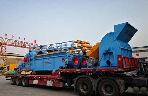 2019.9.30.發(fā)往遼寧沈陽(yáng)大型木材綜合破碎機和鋸末粉碎機